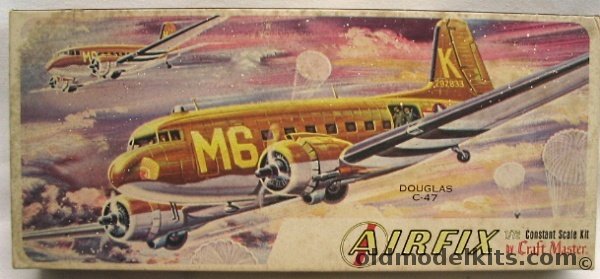 Airfix 1/72 Douglas C-47 Craftmaster Issue, 1407-100 plastic model kit